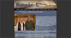 Desktop Screenshot of heineckewood.com