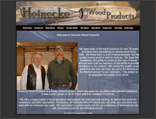 Tablet Screenshot of heineckewood.com